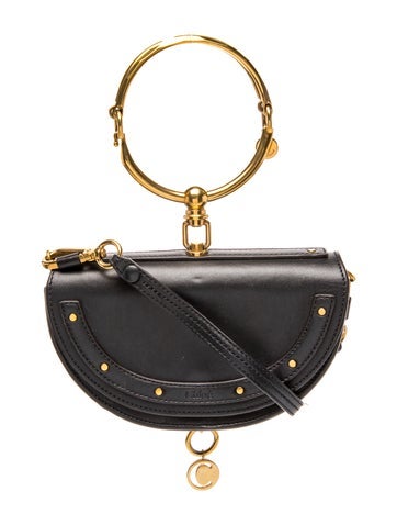 Chloe Leather Nile Bracelet Minaudiere