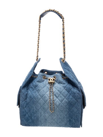 2026 Medium Denim 25 Hobo w/ Pouch