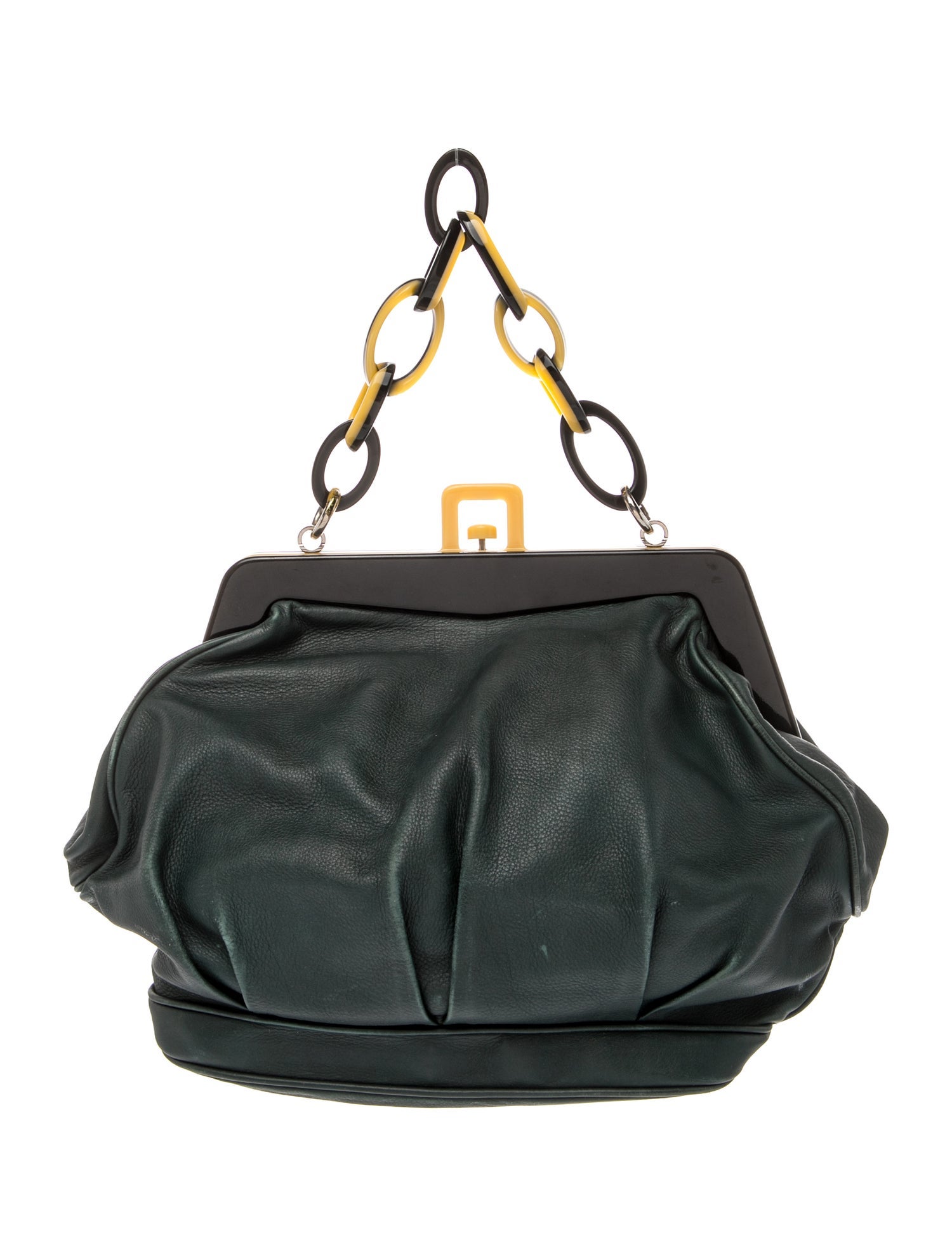 Leather Top Handle Bag