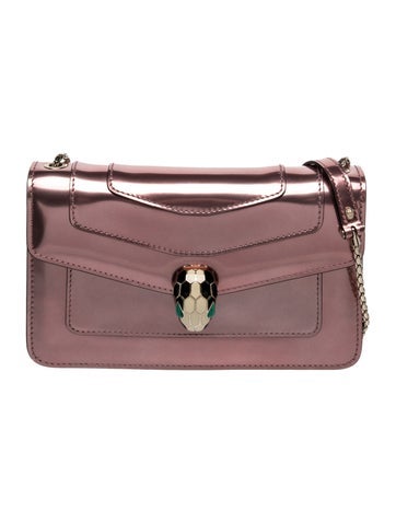 Bvlgari Patent Leather Shoulder Bag