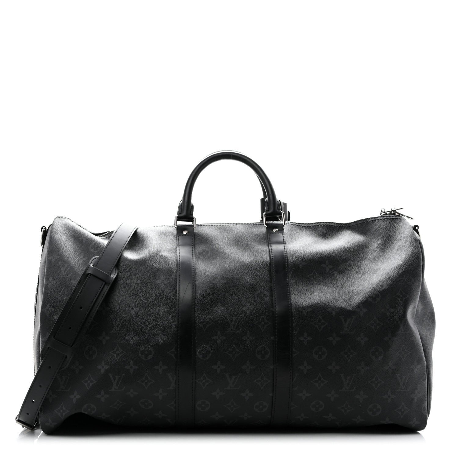Louis Vuitton Monogram Eclipse Keepall Bandouliere 55