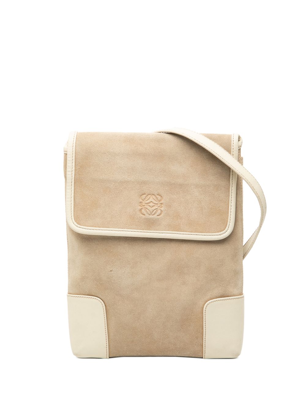 2010-2025 Suede Anagram crossbody bag