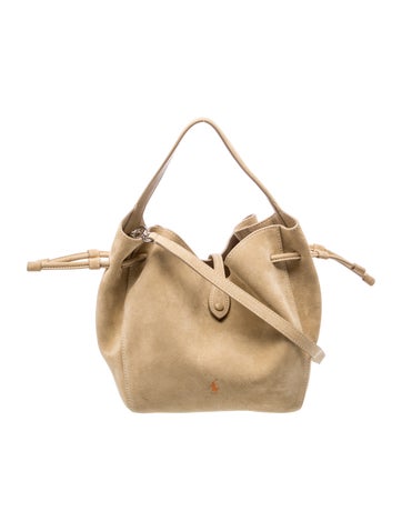 Suede Bucket Bag