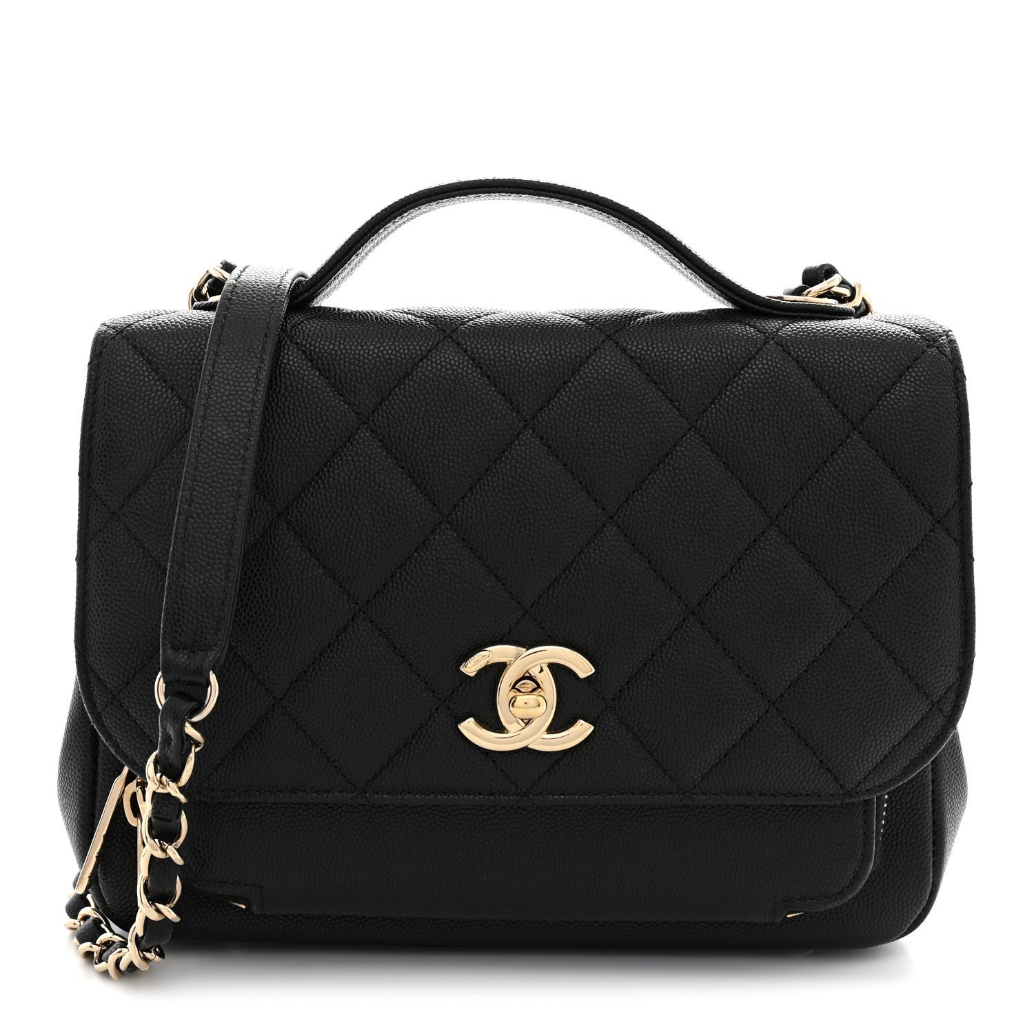 Chanel Caviar Quilted Medium Business Affinity Flap Black