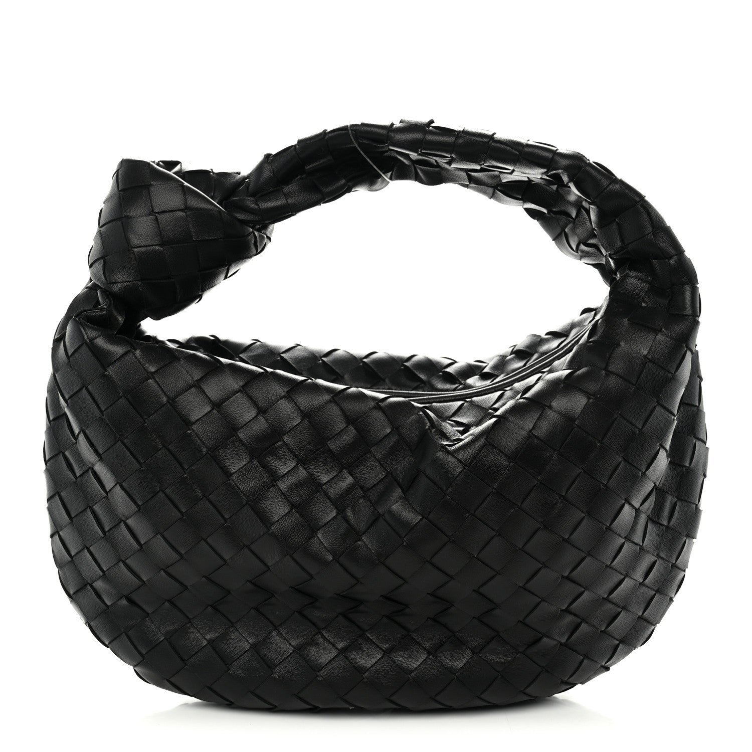Bottega Veneta Nappa Intrecciato Teen Jodie Hobo Black
