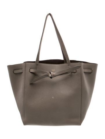 Leather Cabas Phantom Small