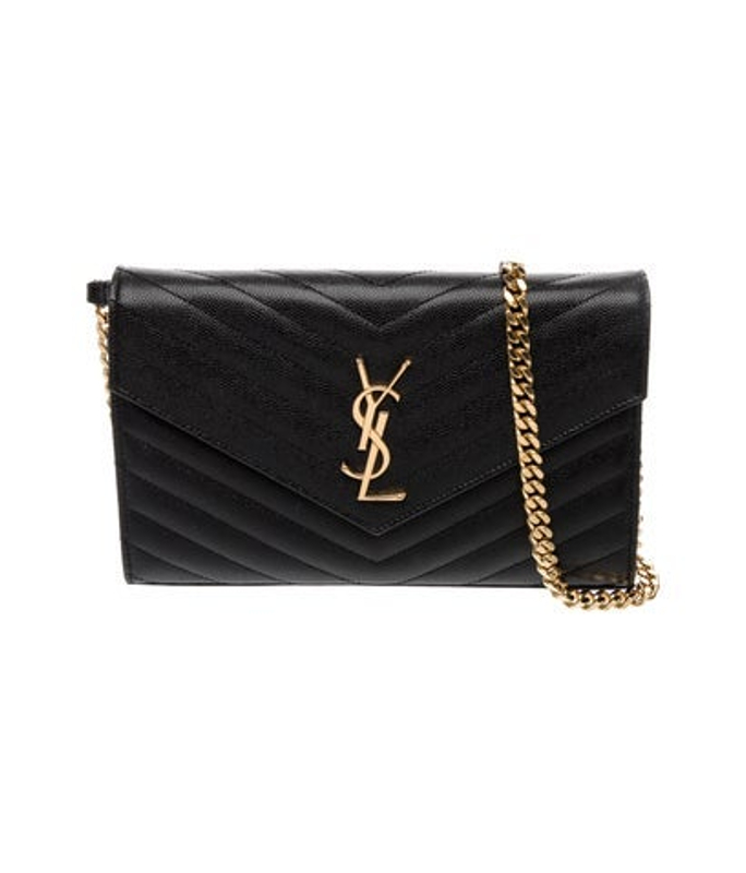 Saint Laurent Laurent Quilted Clutch