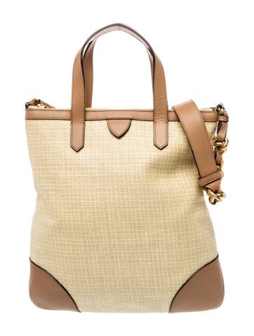 Raffia Top Handle Bag