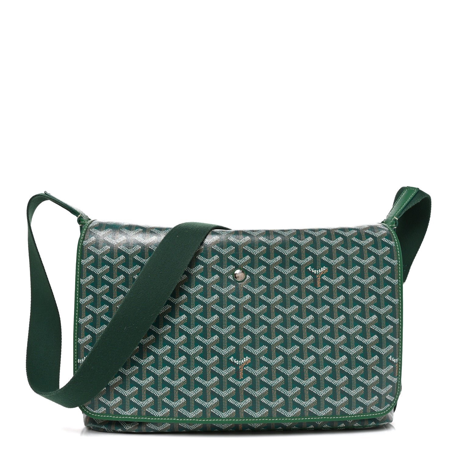 Goyard Goyardine Capetien Messenger Bag Green