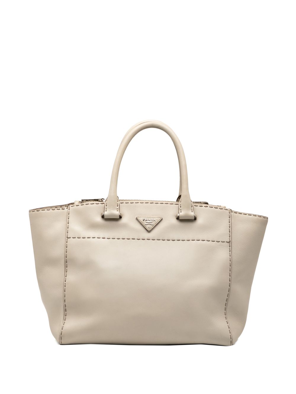 2010-2025 City Calf Stitched Twin Pocket satchel
