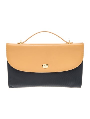 Leather Top Handle Bag