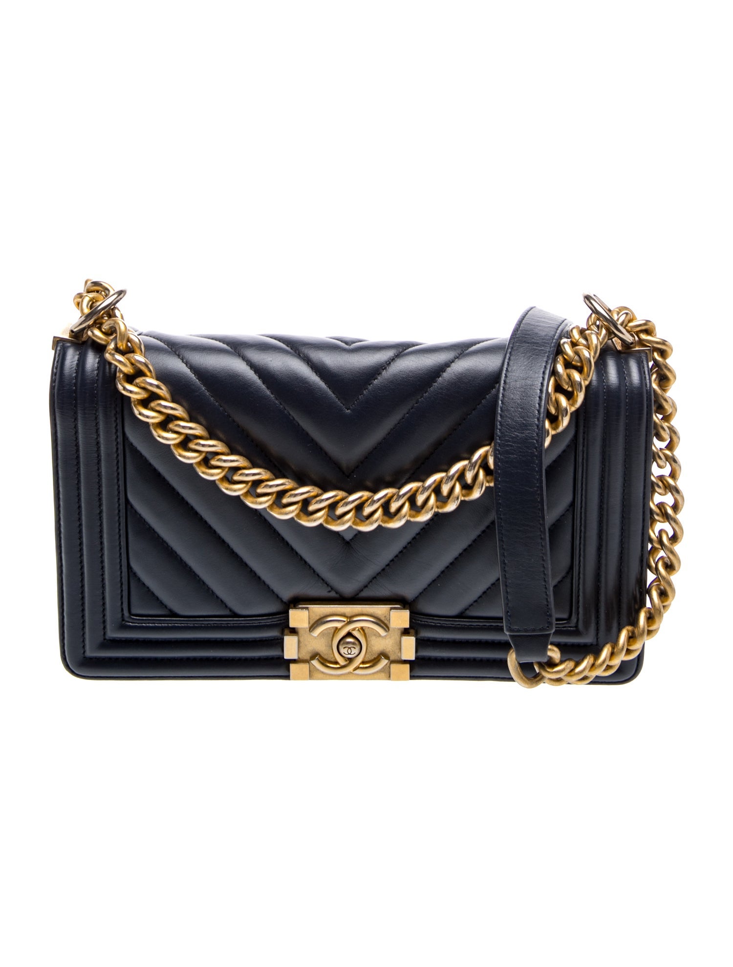 Medium Chevron Boy Bag