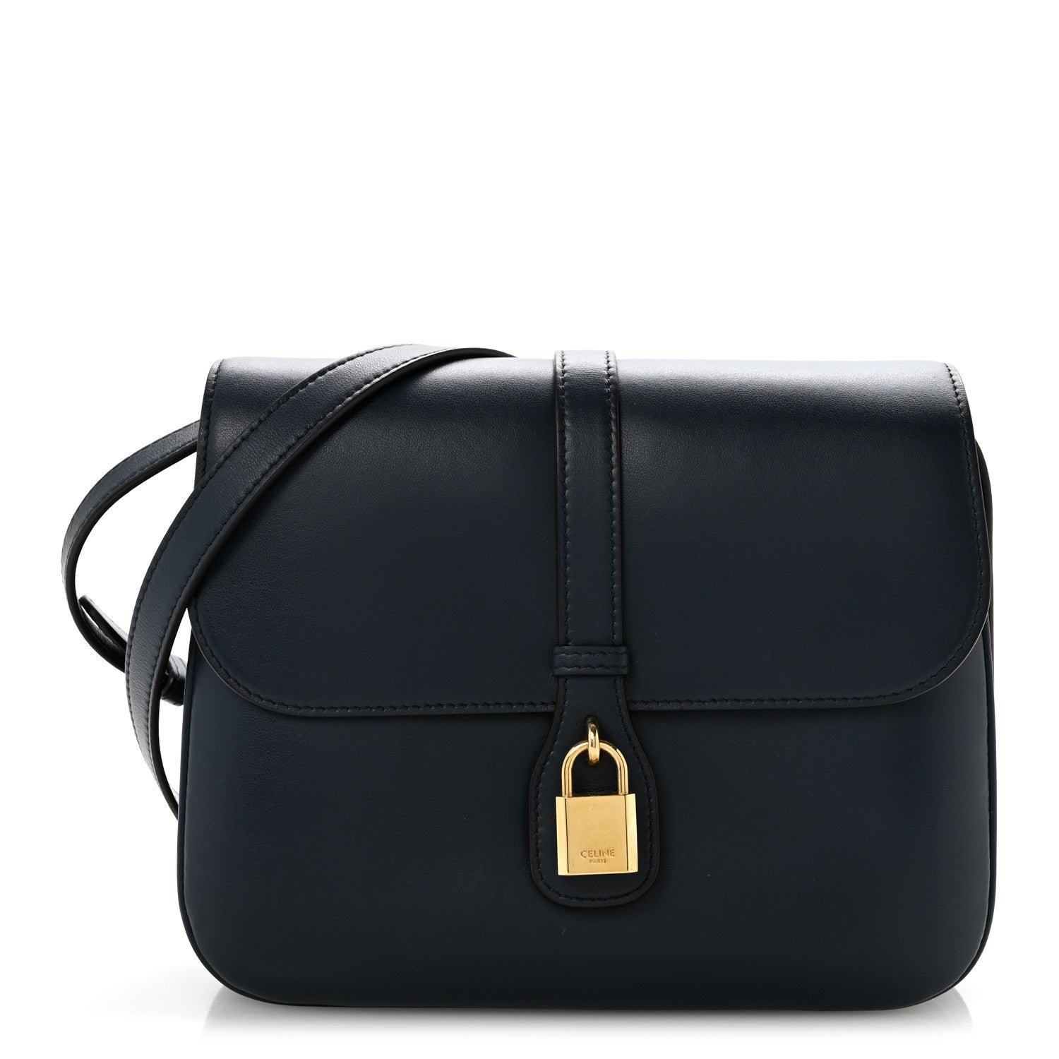 Celine Smooth Calfskin Medium Tabou Navy Blue