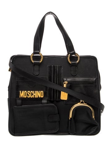 Moschino Canvas Crossbody Bag