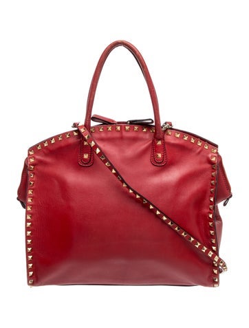 Valentino Rockstud Top Handle Bag