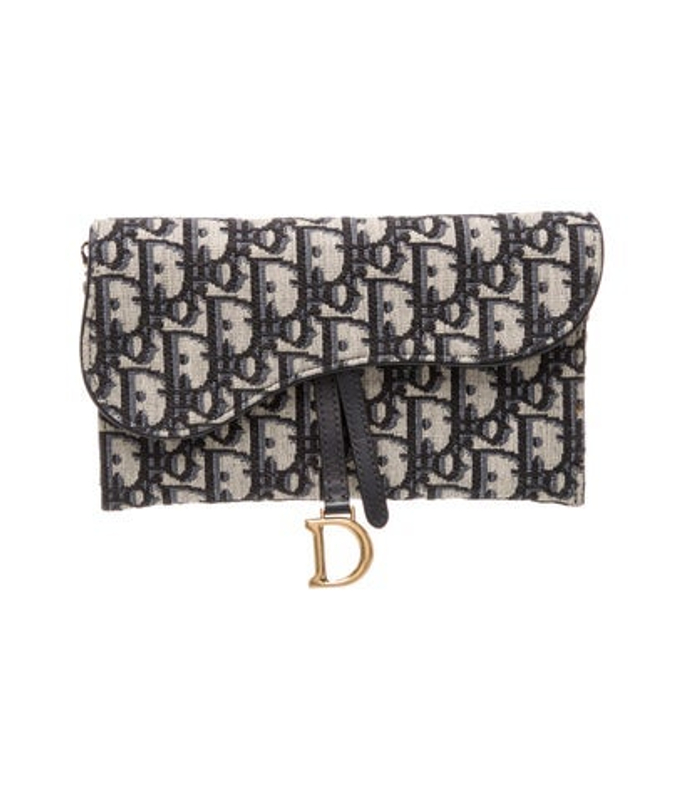 Dior Dior Oblique Jacquard Wallet On Chain