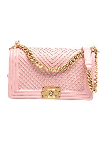 Embroidered Medium Boy Bag