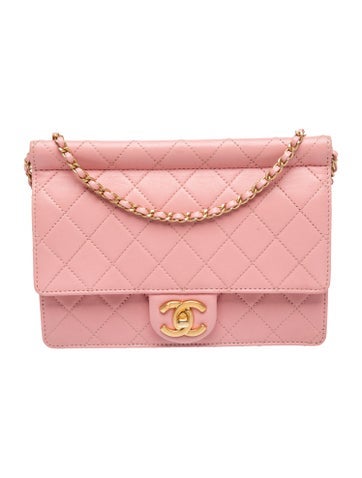 Pearl Chain Flap Bag