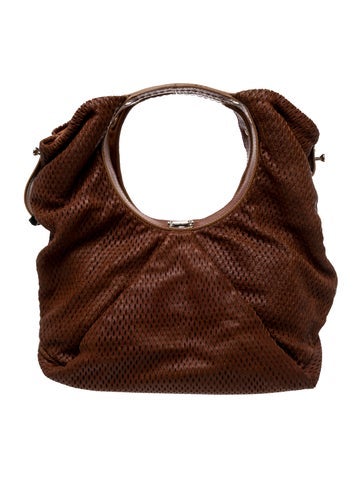 Jimmy Choo Leather Top Handle Bag