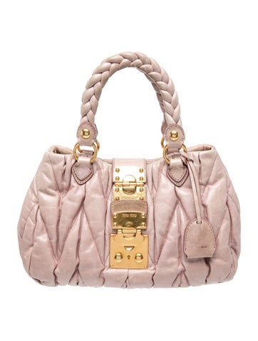 Leather Top Handle Bag