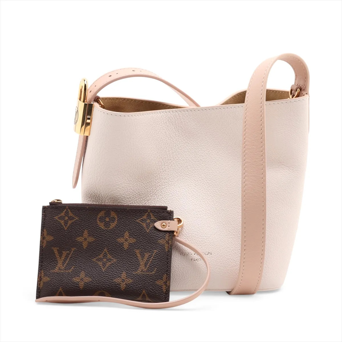 Louis Vuitton Padlock Lowkey oars Ying BB - Beige There was an RFID response M29
