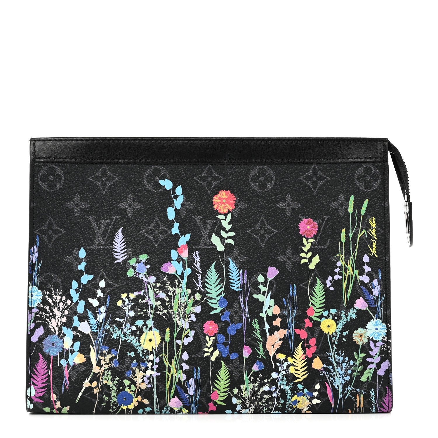 Louis Vuitton Monogram Eclipse Folia Pochette Voyage MM