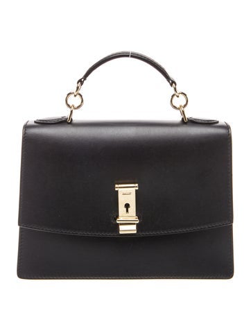 Leather Top Handle Bag