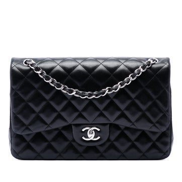 Lambskin Jumbo Classic Lambskin Double Flap