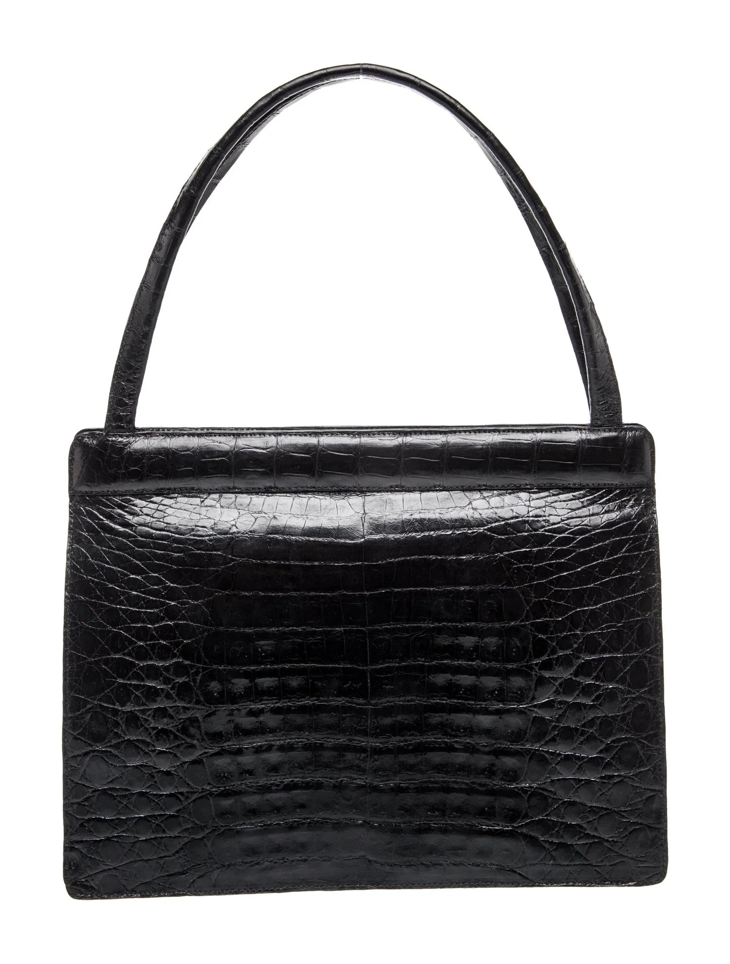 Nancy Gonzalez Crocodile Top Handle Bag
