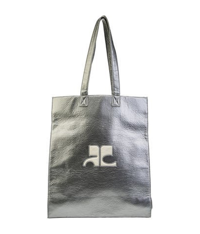 Courreges Patent Leather Tote