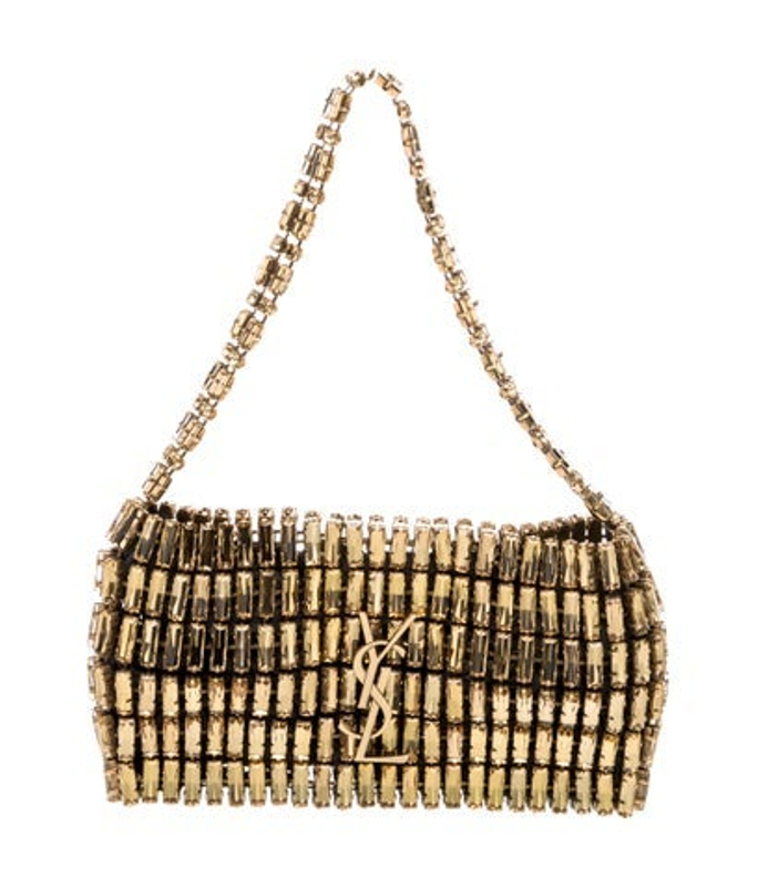 Saint Laurent Laurent Crystal Evening Bag 2025
