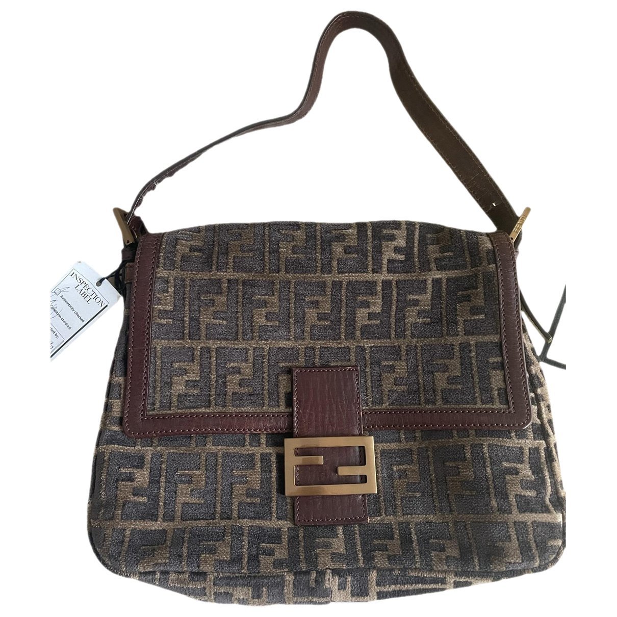 Mamma Baguette velvet handbag