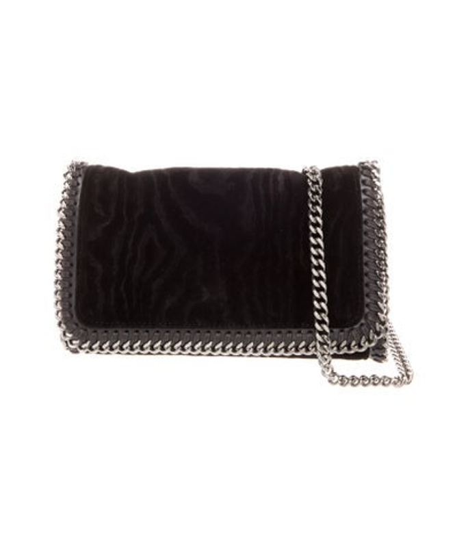 Stella McCartney Mccartney Velvet Crossbody Bag