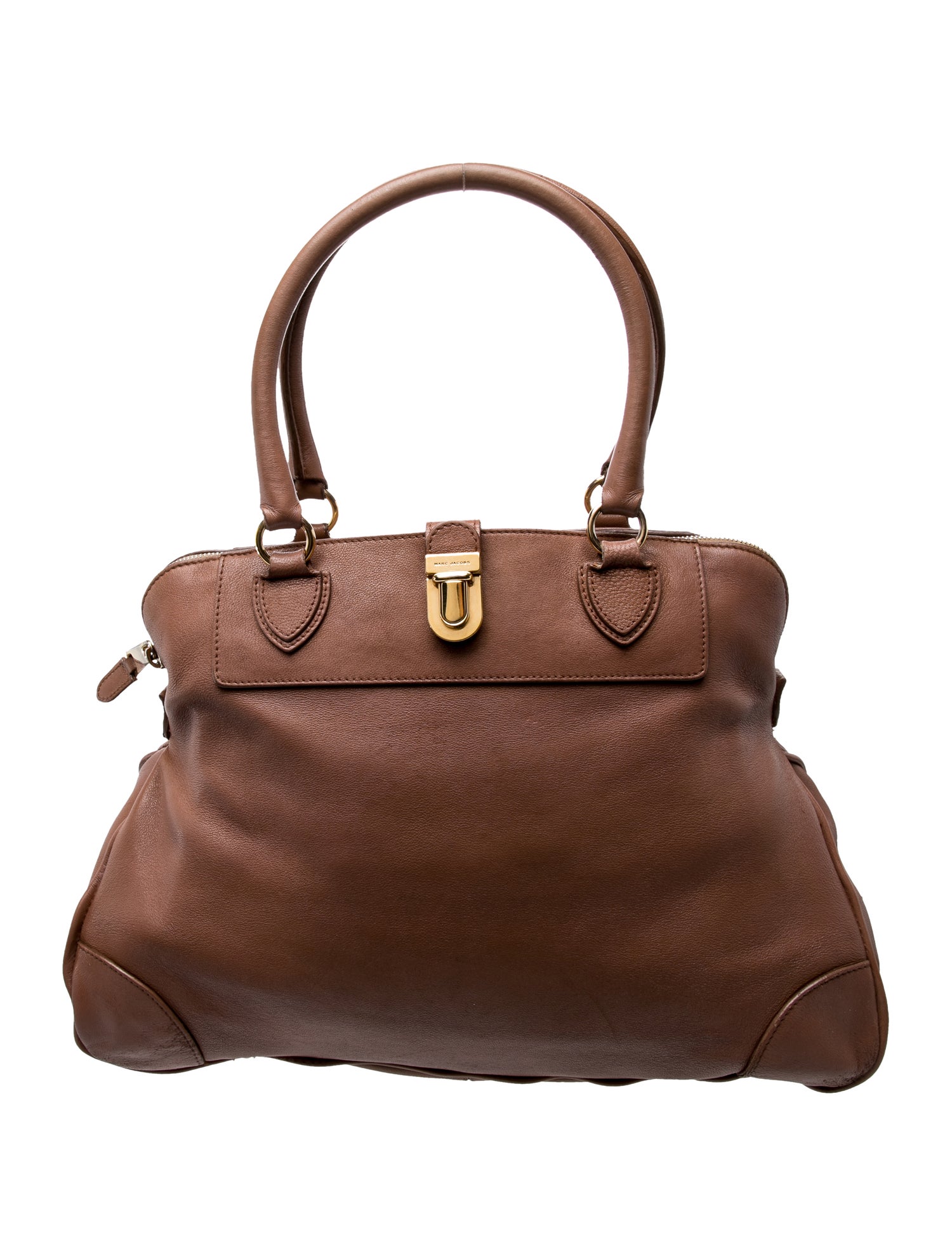 Leather Top Handle Bag