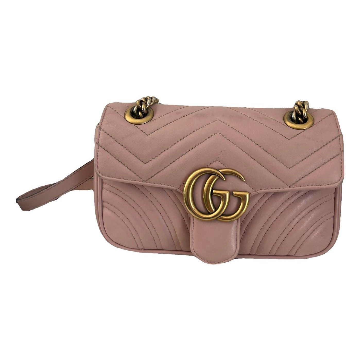 GG Marmont Flap leather crossbody bag