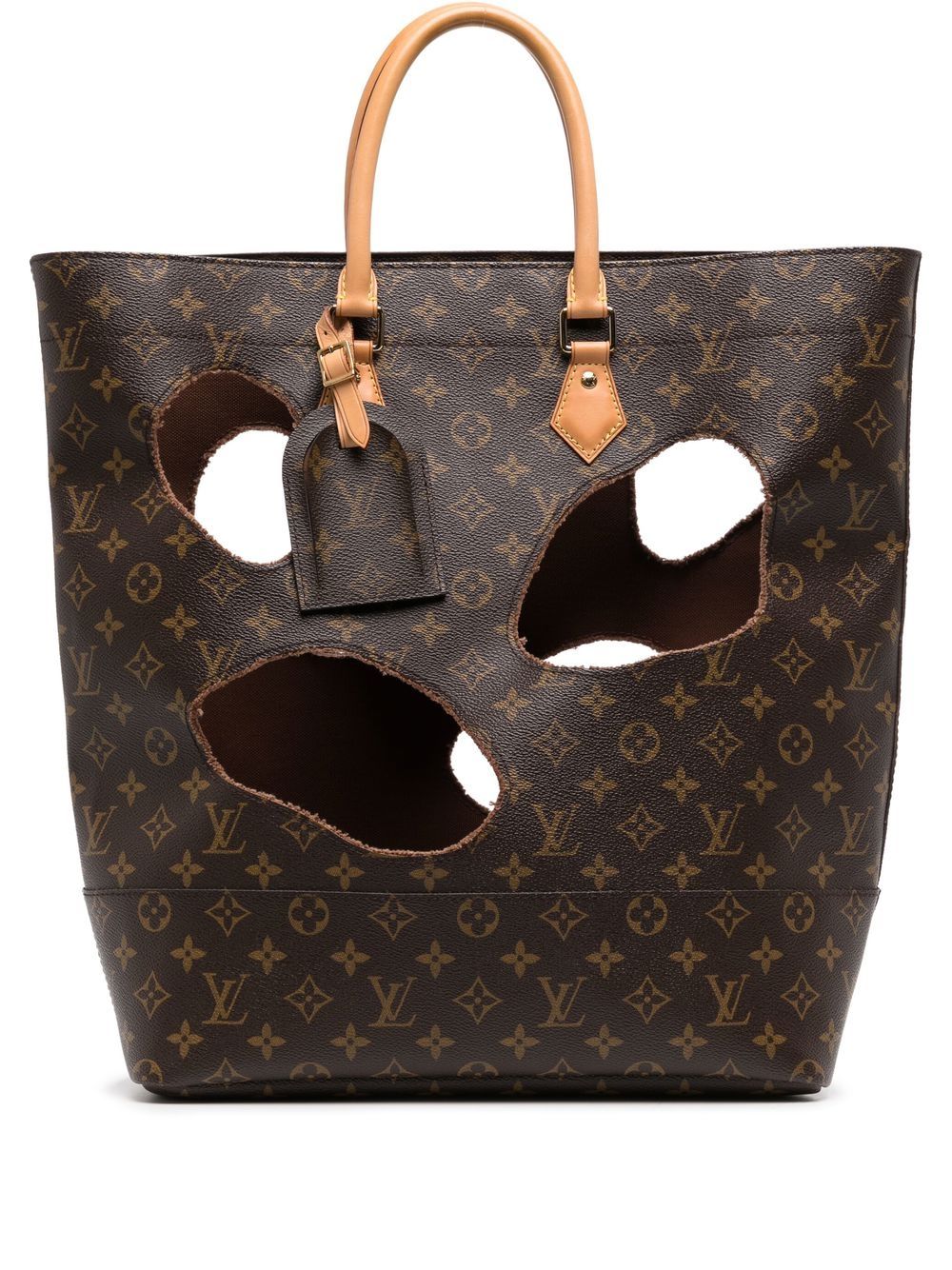 x Comme Des Garçons 2014 monogram Hole tote