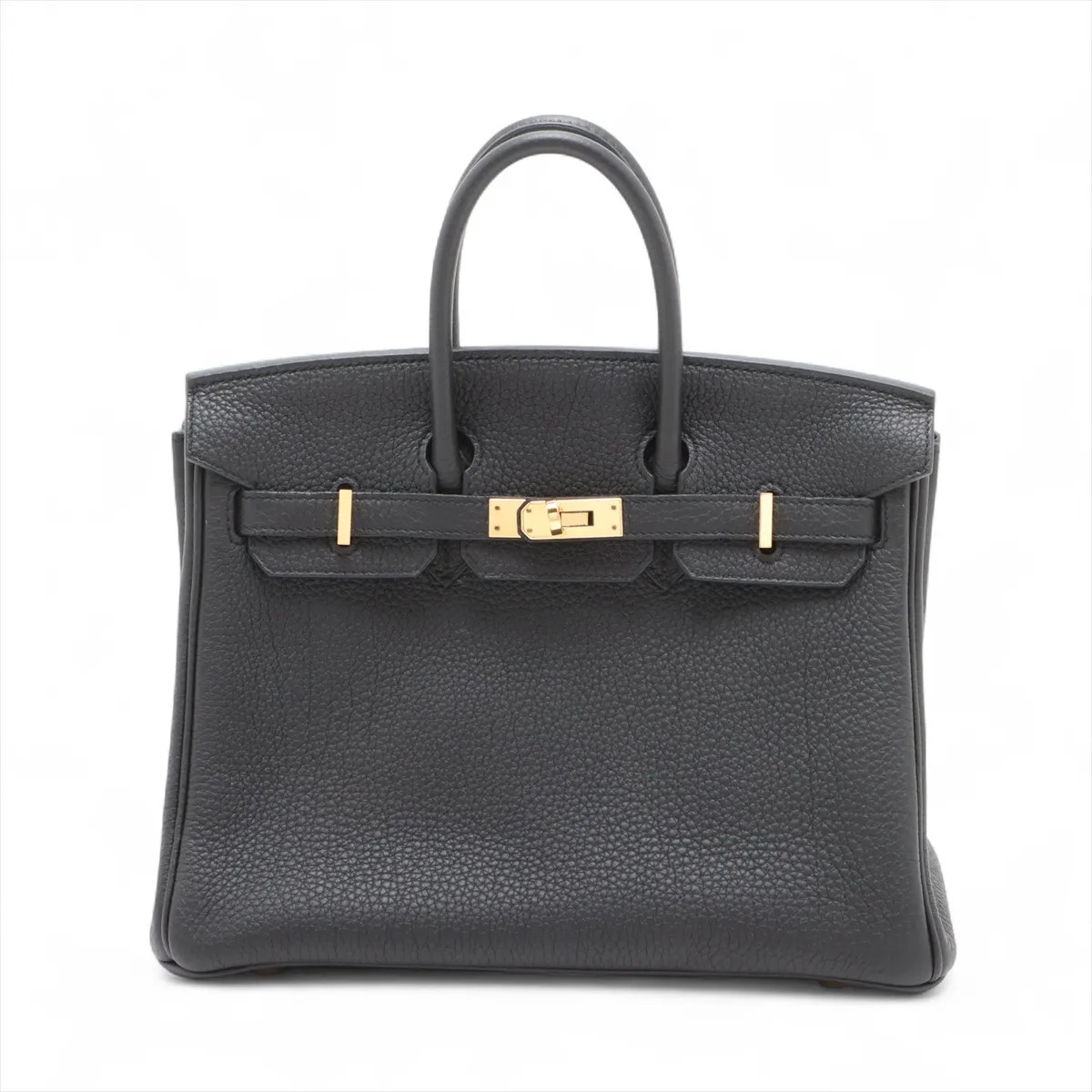 Hermès Birkin 25 Le Tournay Togo Black Gold Metal Fittings
