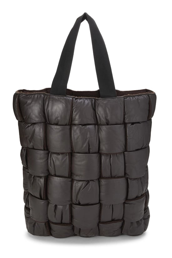Bottega Veneta Brown Maxi Intrecciato Padded Tote Large