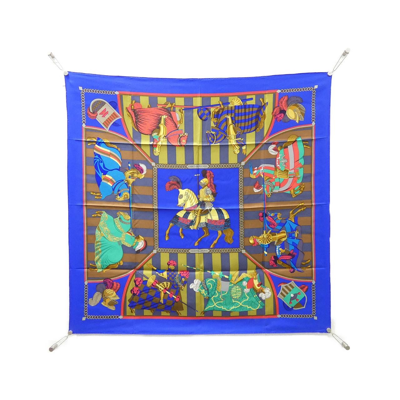 Hermès CHOCS EN PLUMES Carre Scarf
