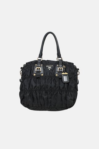 Ruched Shopping Bag