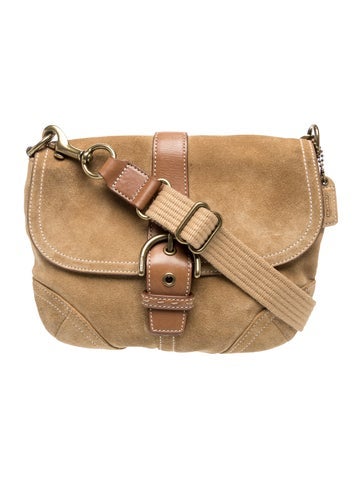 Coach Suede Crossbody Bag