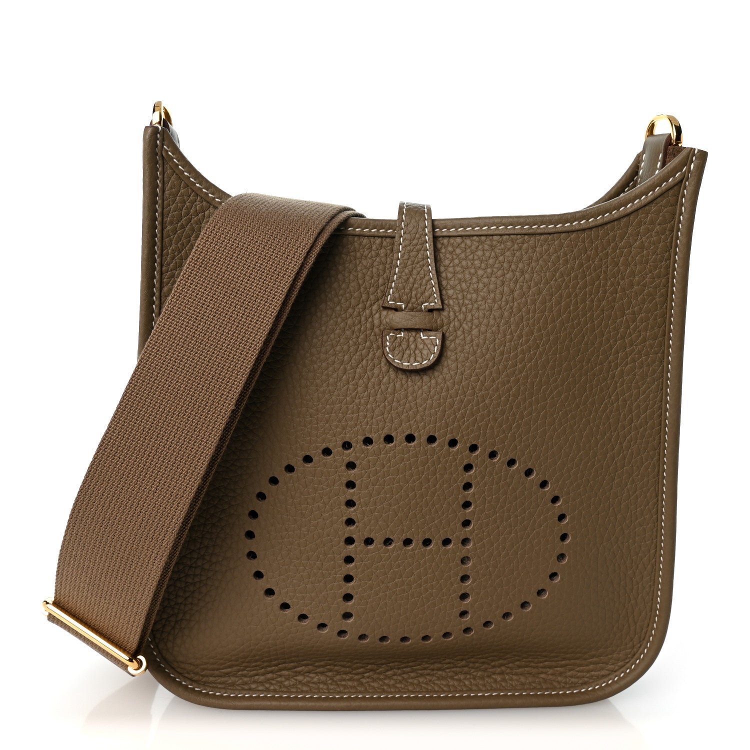 Hermes Taurillon Clemence Evelyne 23 Poche III Etoupe
