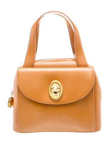 Leather Top Handle Bag