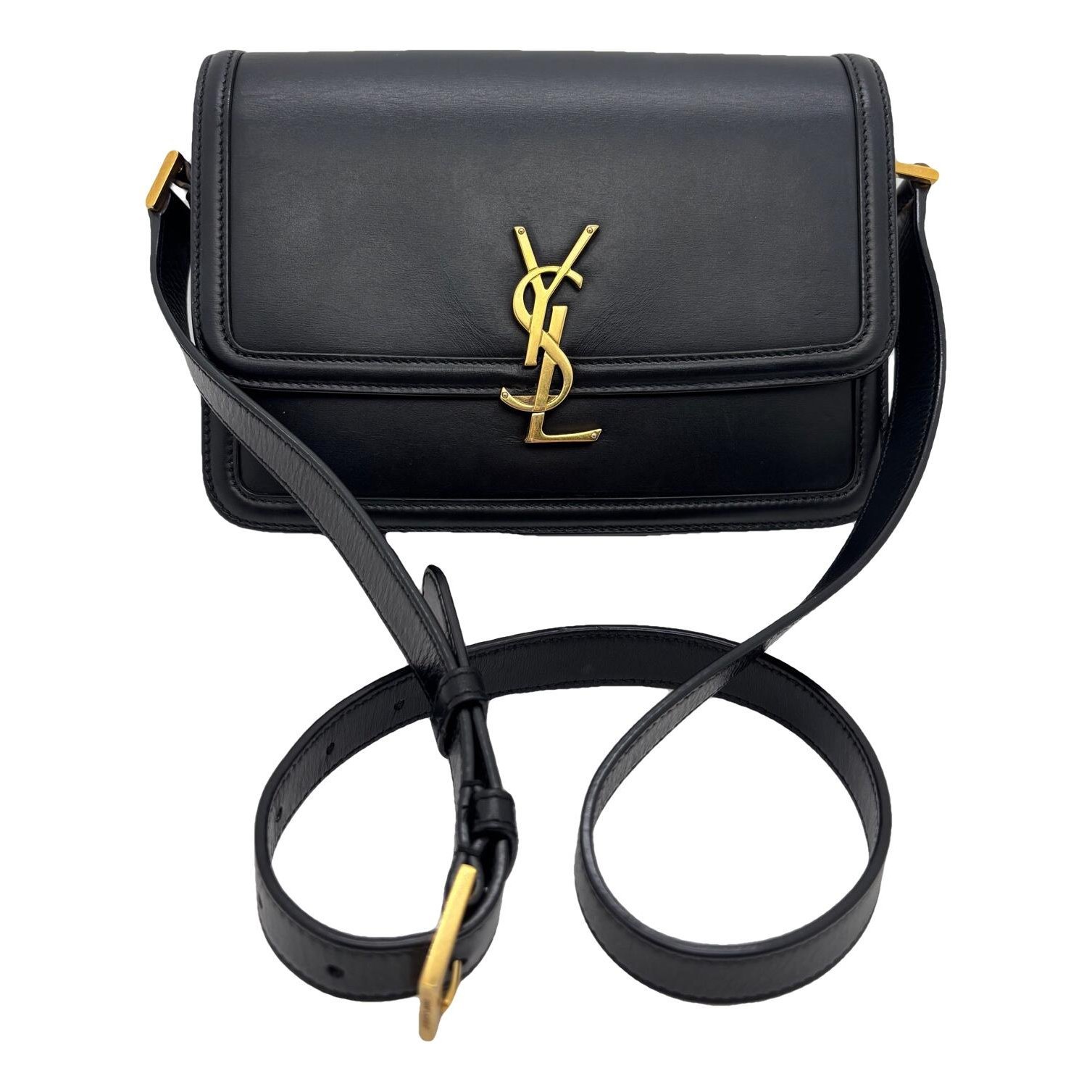 Solférino leather handbag