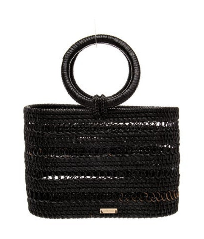 Cult Gaia Gaia Wicker Top Handle Bag