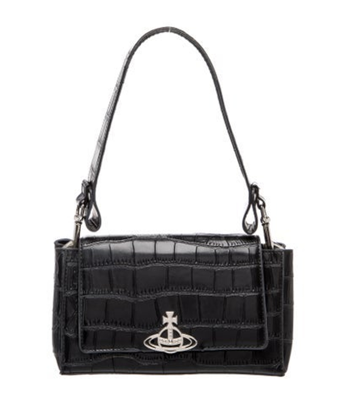 Vivienne Westwood Westwood Embossed Leather Shoulder Bag