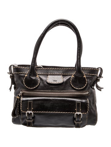 Leather Top Handle Bag