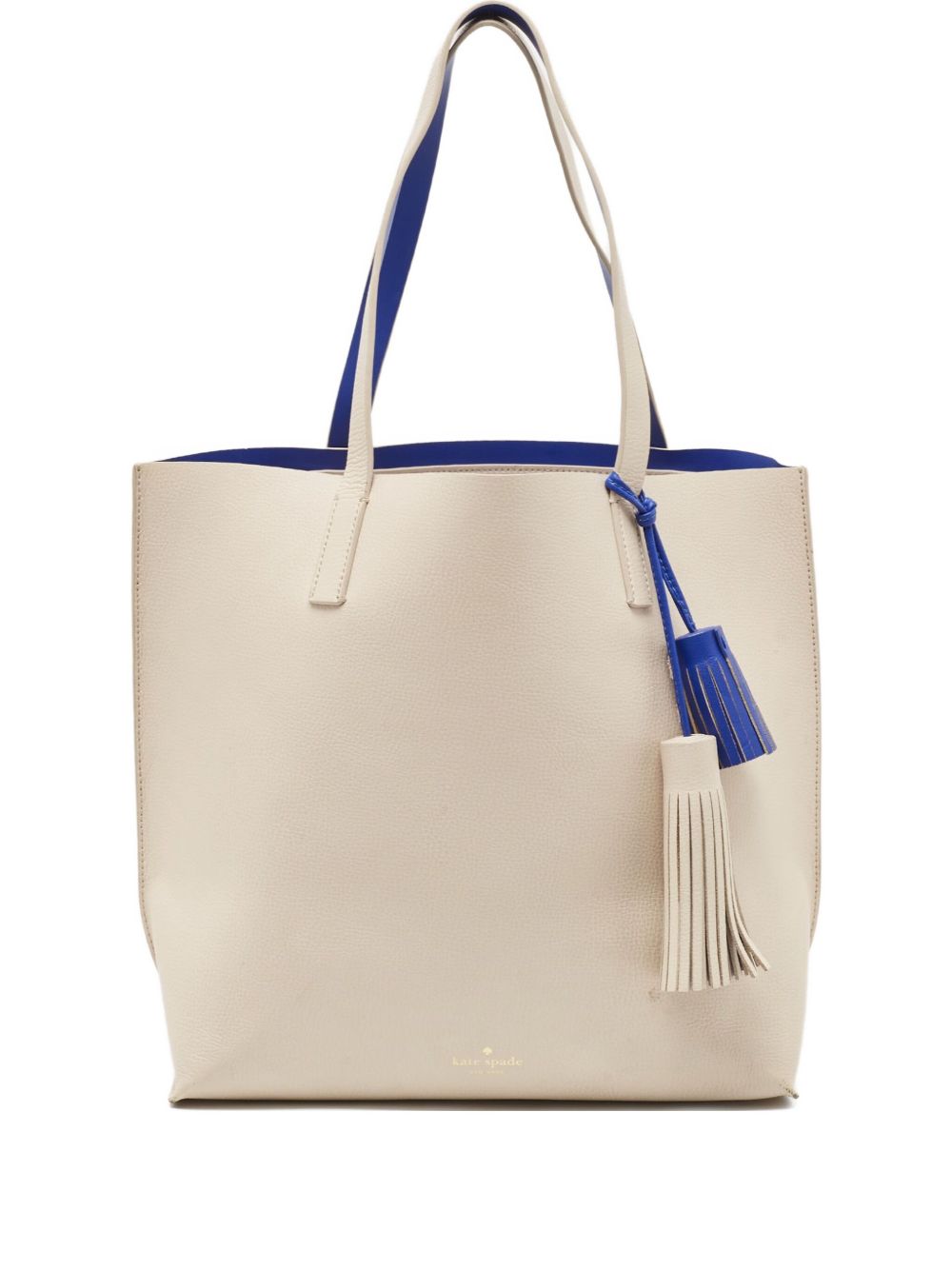 Pre-owned leather tote bag