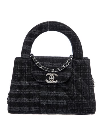 Denim Nano Kelly Shopper