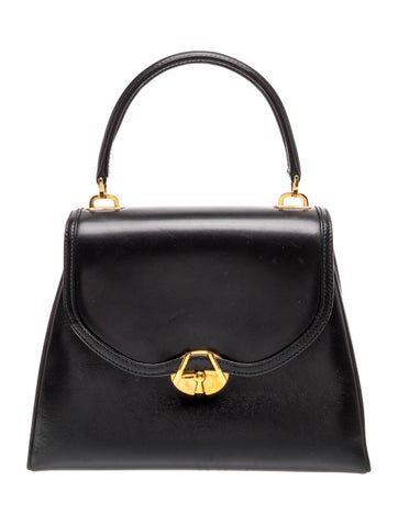 Leather Top Handle Bag Vintage